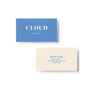Cloud Retreat Business Card Design_Copyright Tiny Crowd