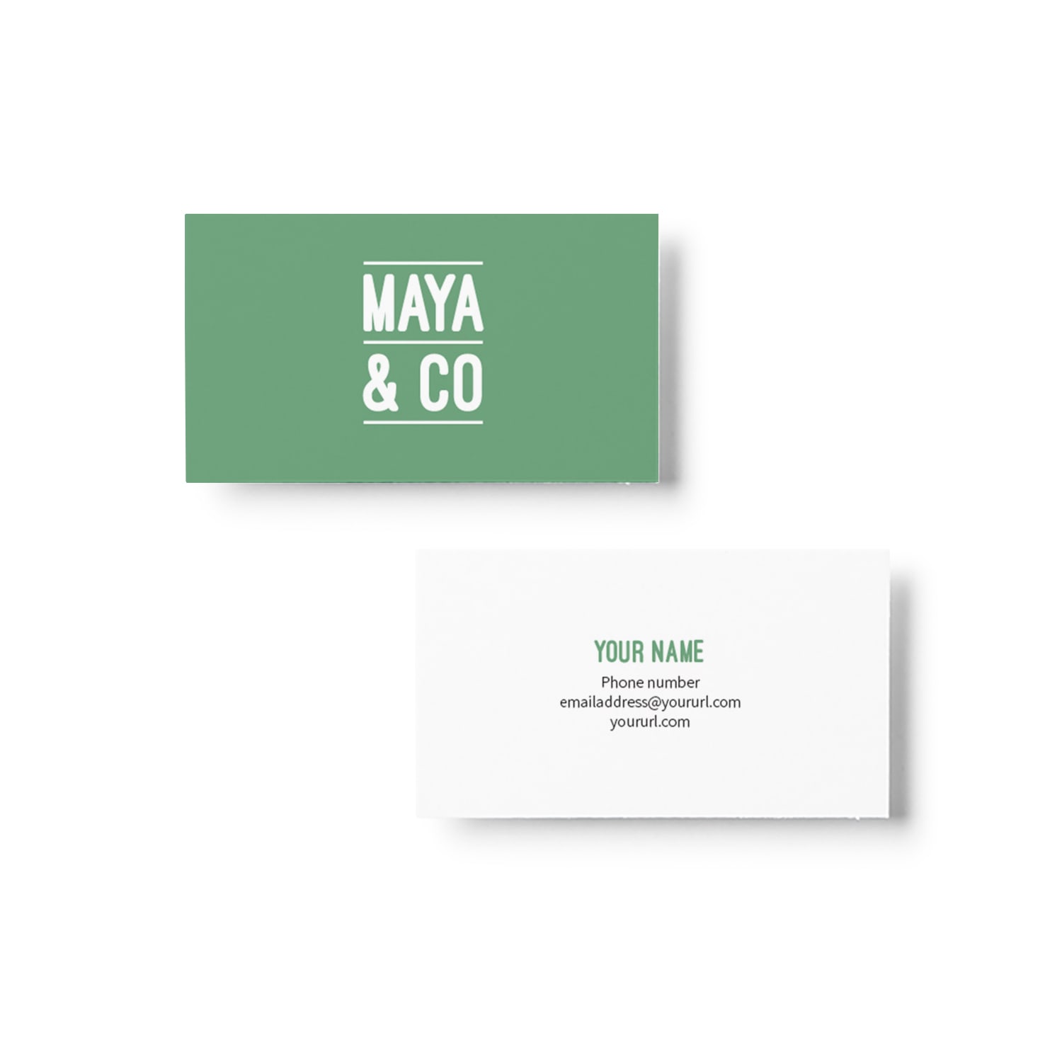 Maya & Co Business Card Design_Copyright Tiny Crowd