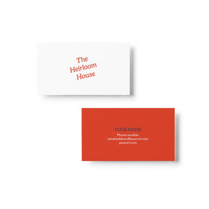 The Heirloom House Business Card Design_Copyright Tiny Crowd